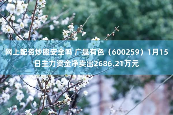 网上配资炒股安全吗 广晟有色（600259）1月15日主力资金净卖出2686.21万元