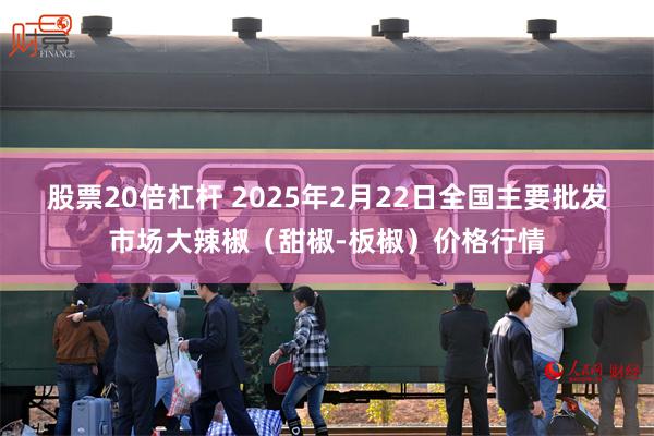 股票20倍杠杆 2025年2月22日全国主要批发市场大辣椒（甜椒-板椒）价格行情