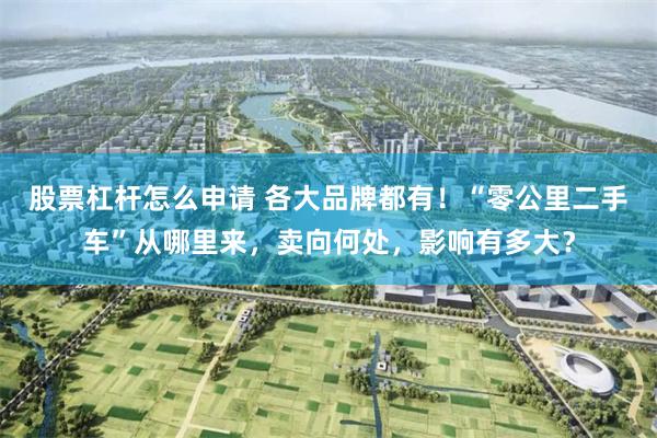 股票杠杆怎么申请 各大品牌都有!“零公里二手车”从哪里来,卖向何处,影响有多大?